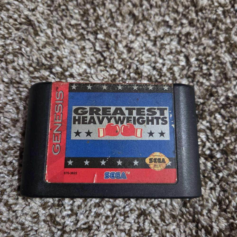 Sega Genesis Greatest Heavyweights Game